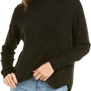 Madewell Mock Turtleneck Sweater Black NWT